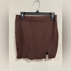 Brown skirt